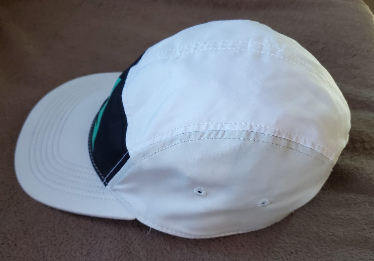 NIKE Dri-Fit AW84 Trail Running 5-panel Hat Cap White/Tan/Black