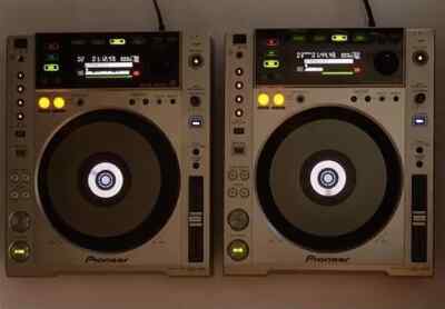 Pair 2x Pioneer CDJ-850-S Silver DJ Player Digital Turntable