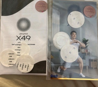 3PCLifewave X39 & X49 Patches 3 Patches each, Stem Cell Activation