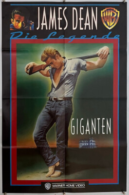 James Dean GIANT original german 1 sheet mediathek poster 1989 | eBay
