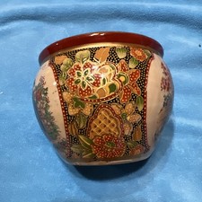 陶瓷多色老式原版古董日本花瓶| eBay