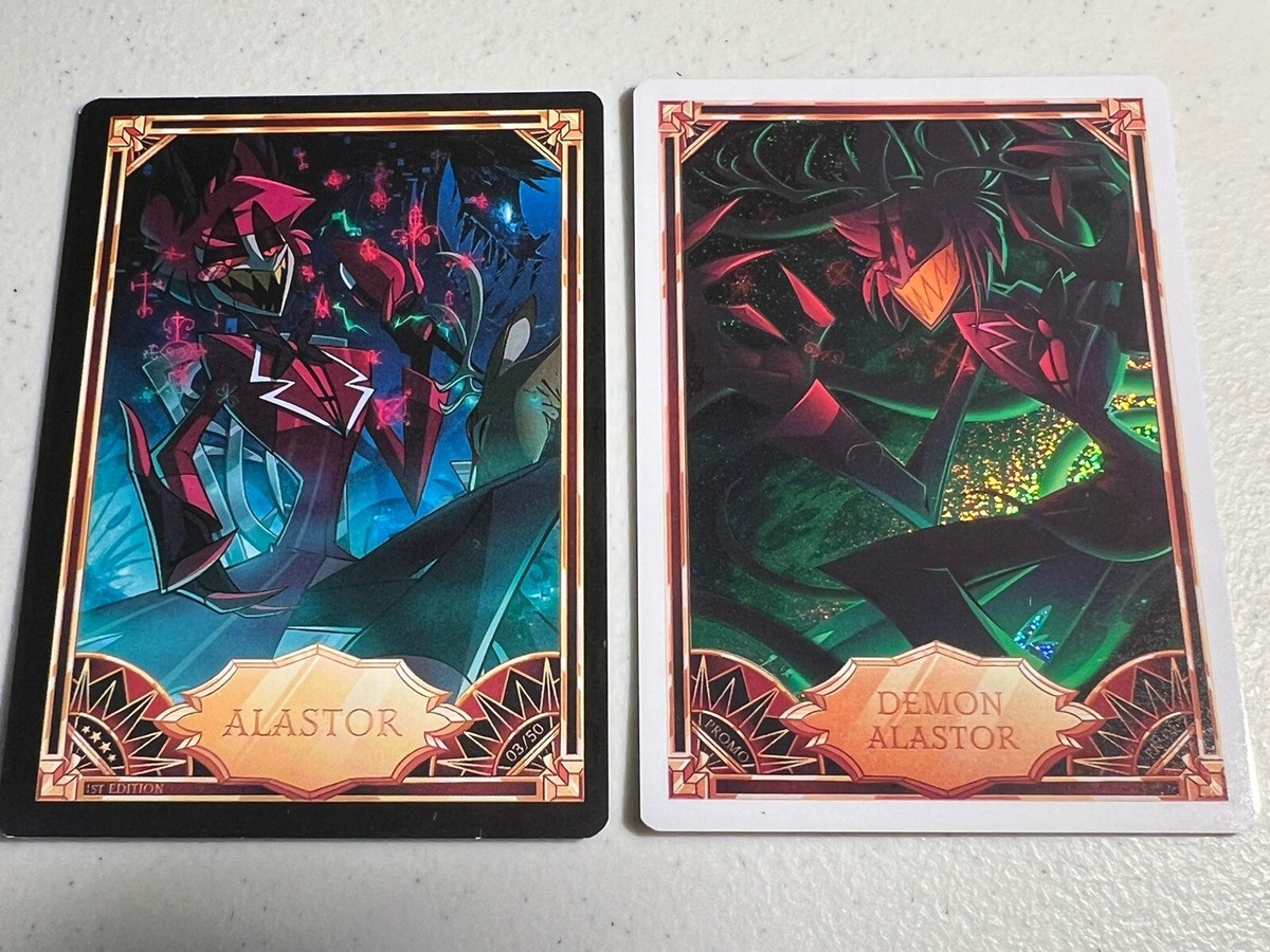 2 Cards: ALASTOR, Demon Promo PR-01 1st Edition Holo Foil Trading