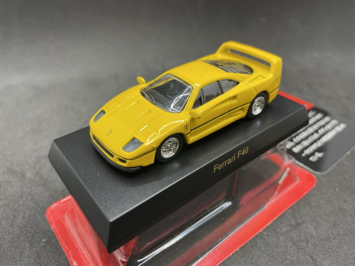 Kyosho 1/64 Ferrari collection 1 Ferrari F40 Yellow Diecast model
