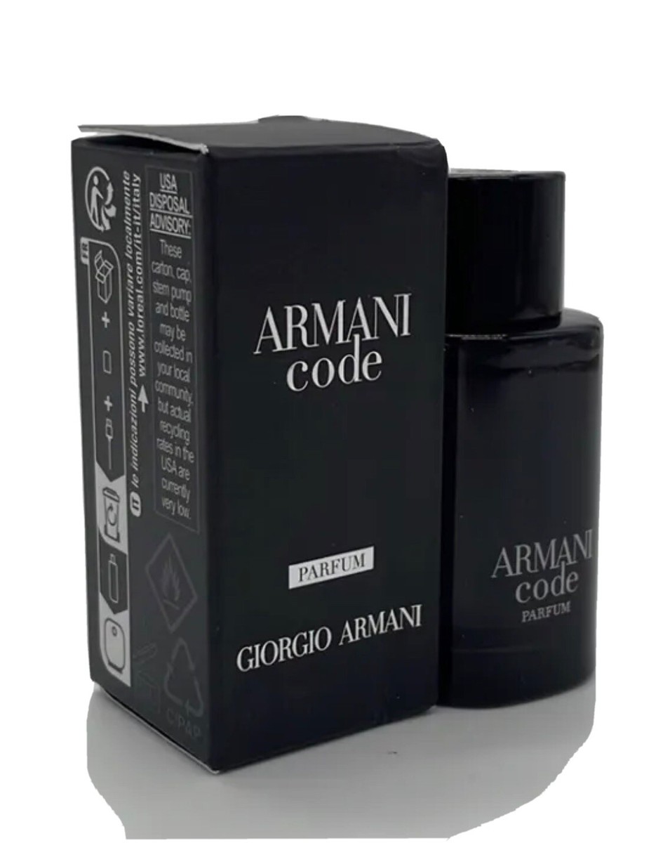 ARMANI Code PARFUM 0.23 fl oz by GIORGIO ARMANI (MINIATURE SPLASH