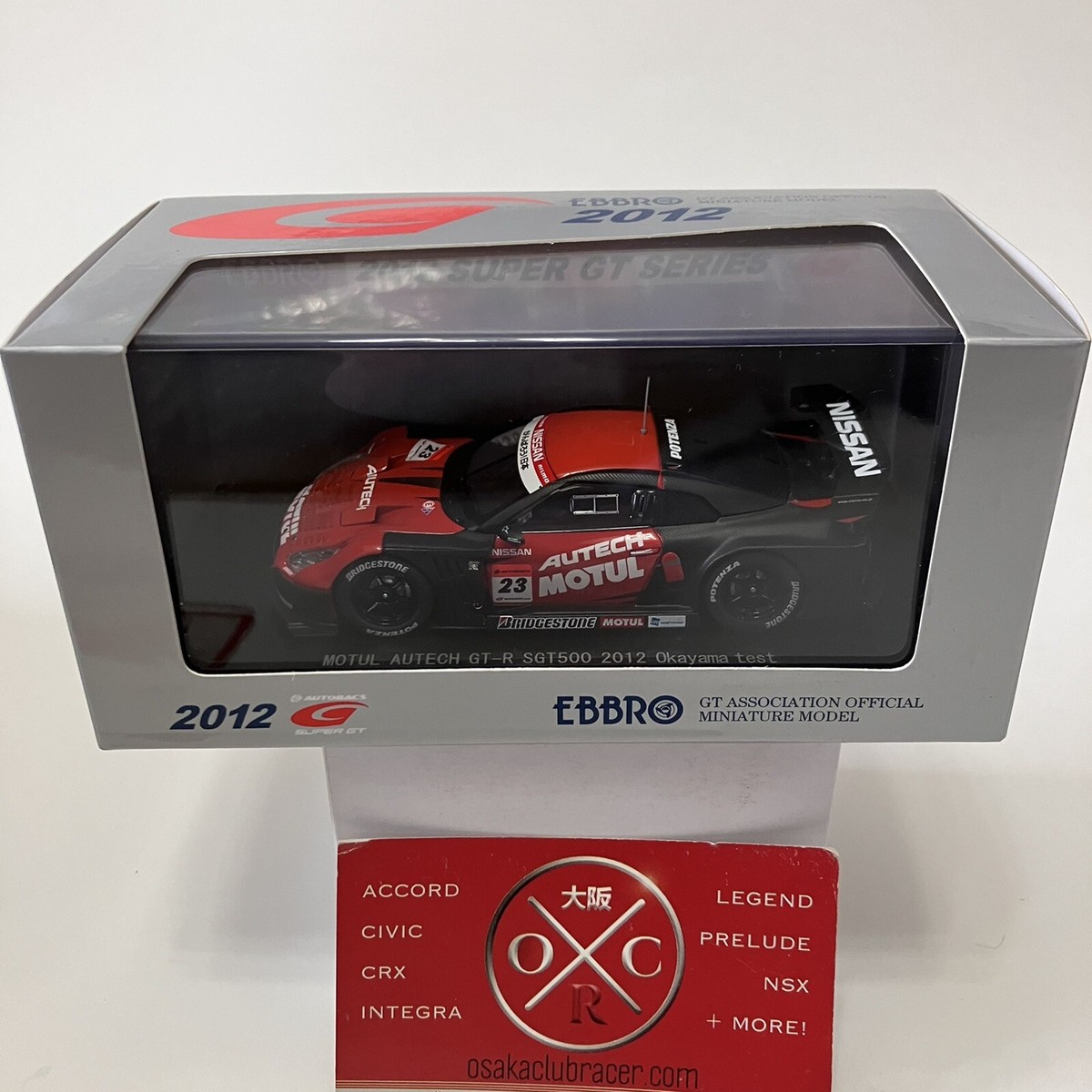 Rare EBBRO Motul Autech Nissan GT-R Super GT 500 1:43 JDM R35 2012