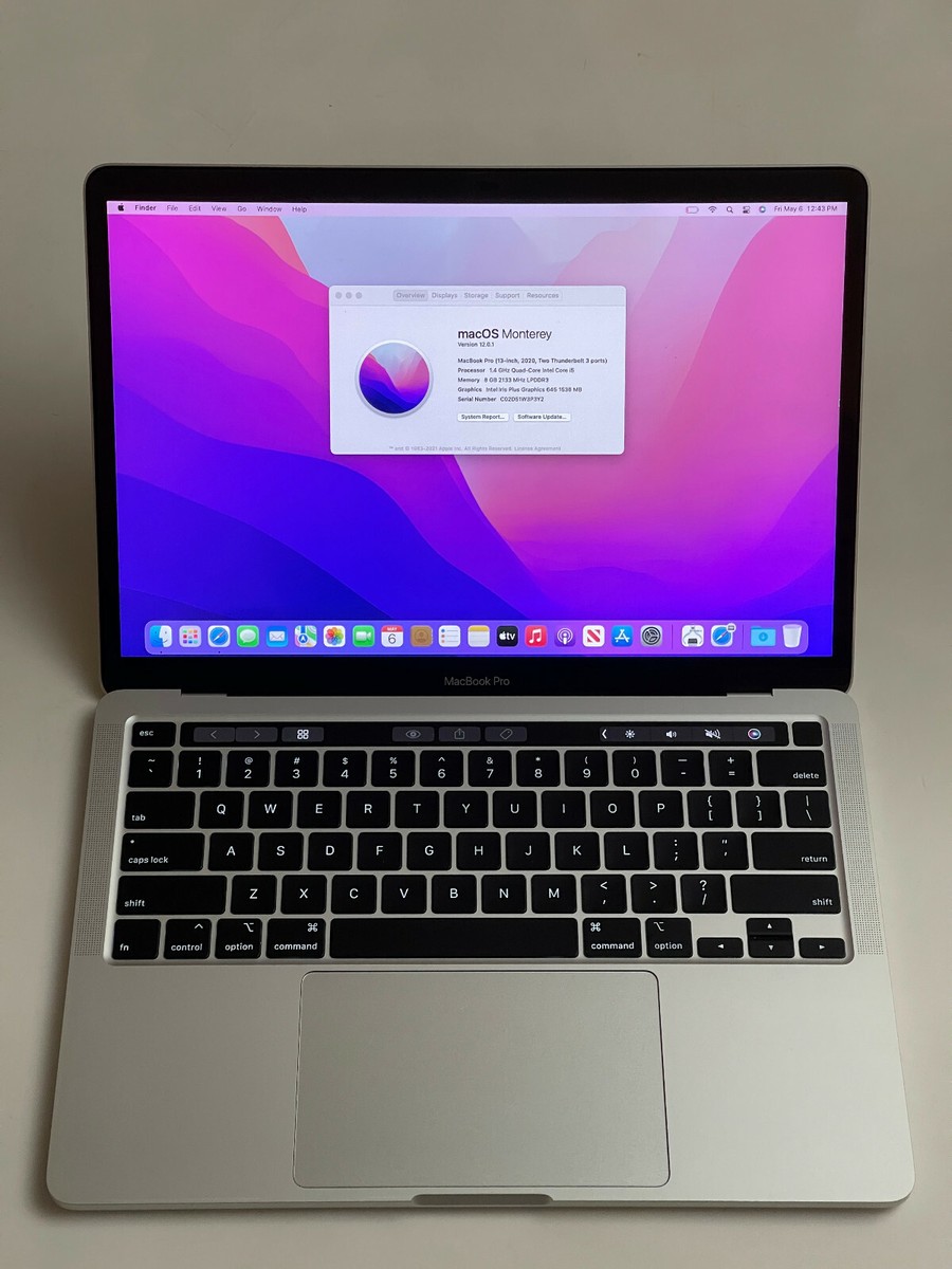 2020 Apple MacBook Pro Touch Bar 13