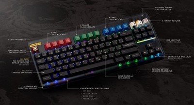 Novelkeys Final Fantasy 14 Online Keyboard Classic TKL FFXIV FF +