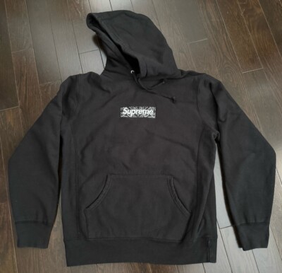 Supreme Bandana Box Logo Hoodie Paisley Black Medium | eBay