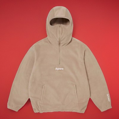 SUPREME NY POLARTEC® FACEMASK HALF ZIP HOODED SWEATSHIRT • FW24