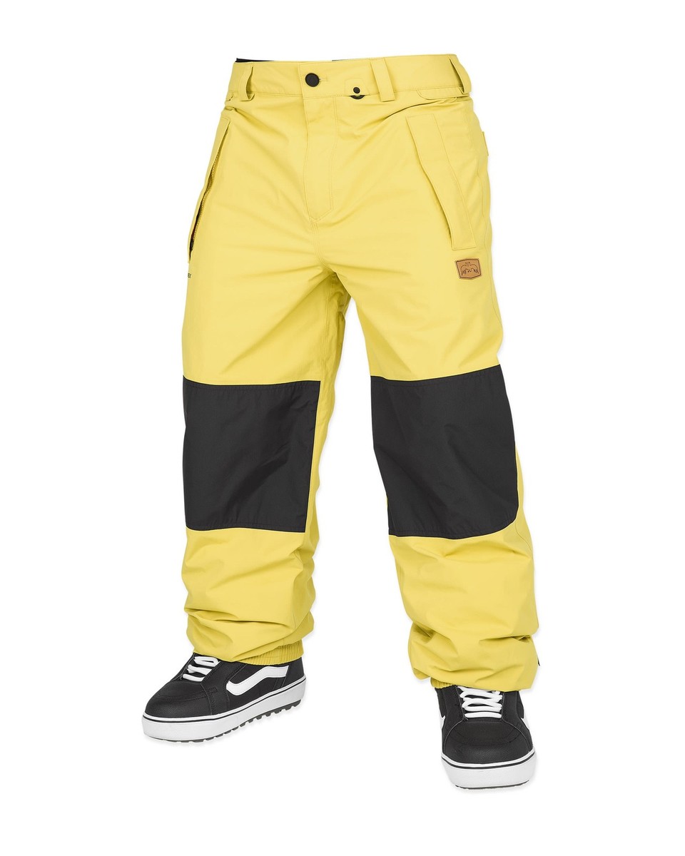 Volcom Longo Gore-Tex Men's Snow Pants, Dark Yellow, Large | eBay
