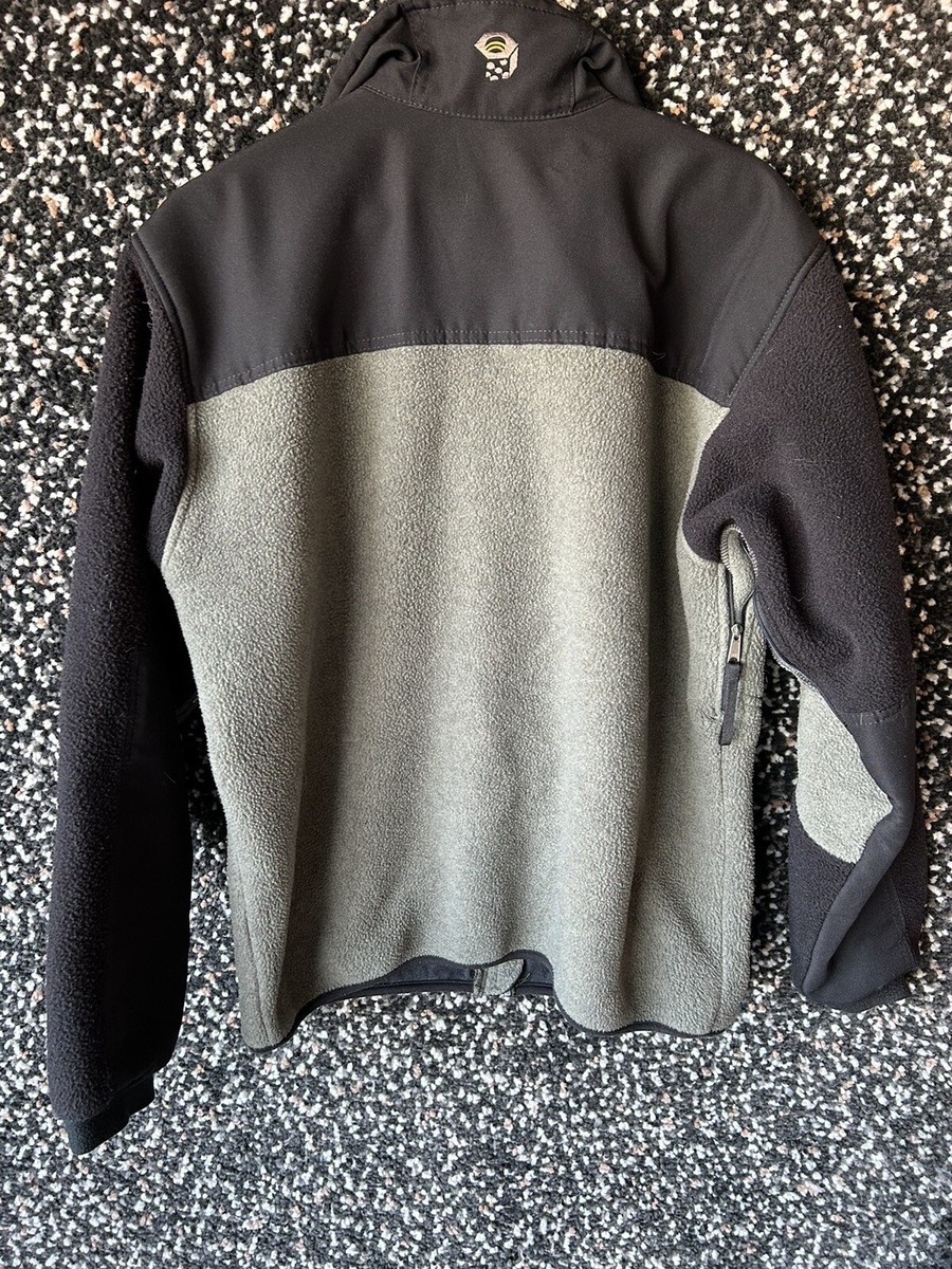 Vintage 90s Mountain Hardwear Made USA Gray Black Full Zip Jacket