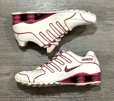 Nike Shox NZ White Rave Pink Womens Running Shoes 314561-196 Size