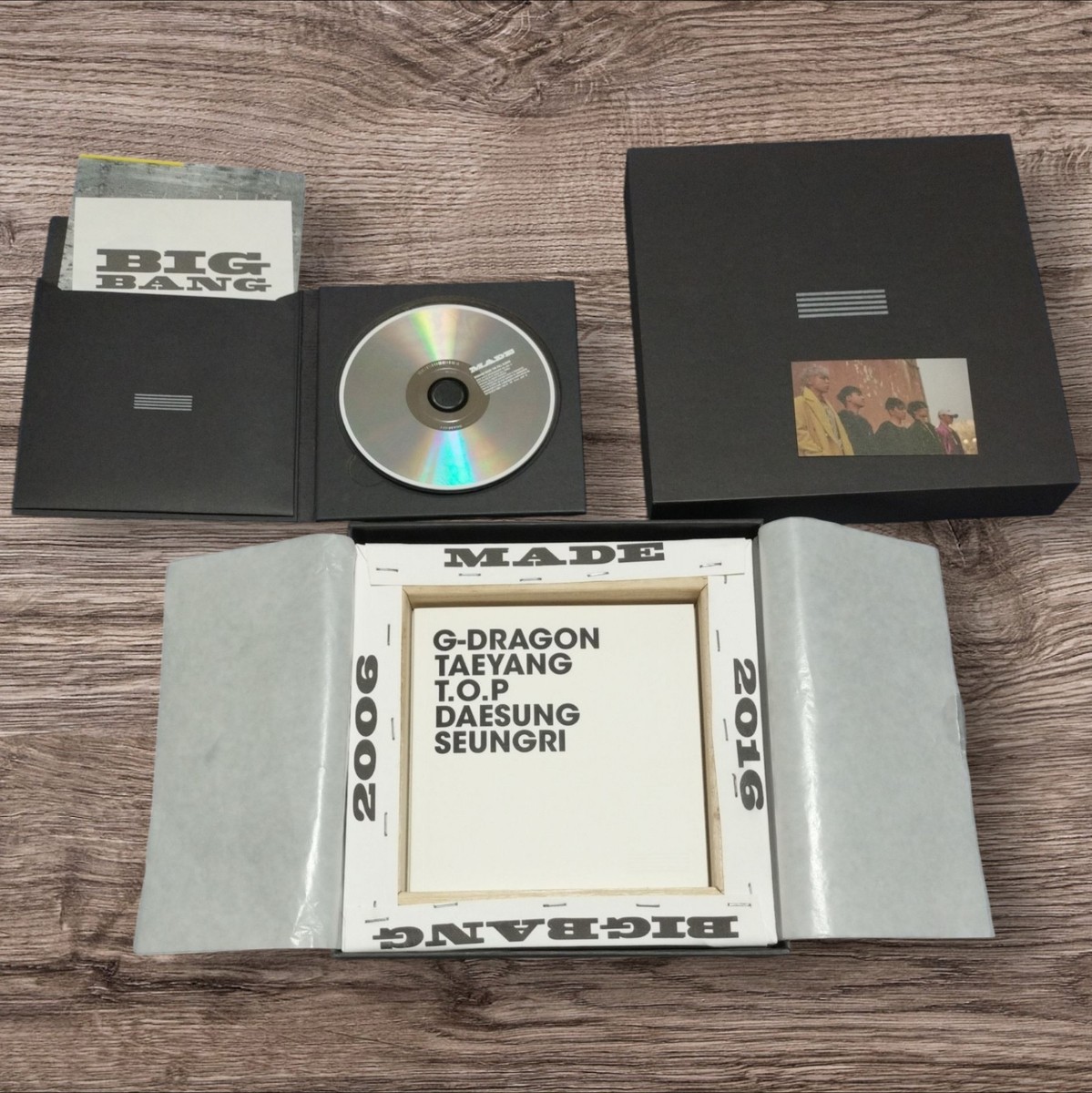 Bigbang Made The Full Album KOREAN FIRST LIMITED WOOD FRAME