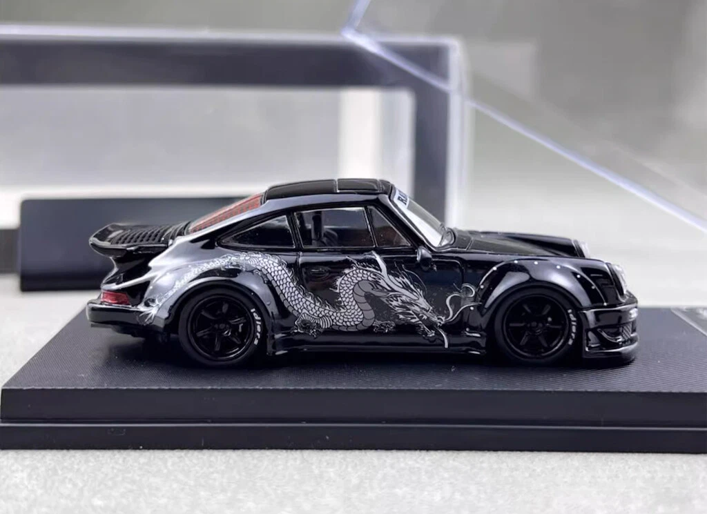 MC 1/64 Black Dragon RWB Porsche 930 Sports Model Diecast Metal