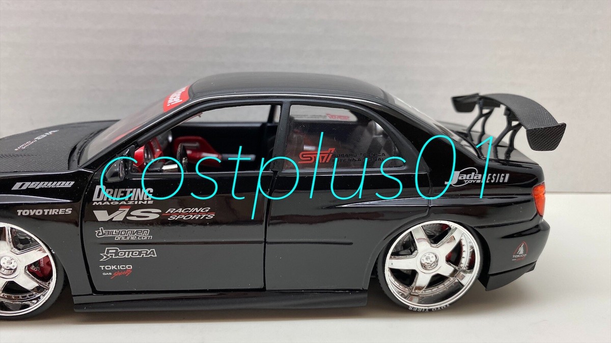 JADA IMPORT RACER SUBARU IMPREZA WRX STI 1:24 BLACK | eBay