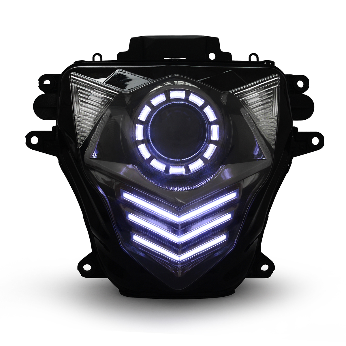KT LED Front Motorcycle Lamp Headlight for Suzuki GSXR600 GSX-R600