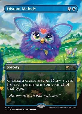 MTG Secret Lair X Furby: Doo-Ay Noo-Lah CONFETTI FOIL Edition