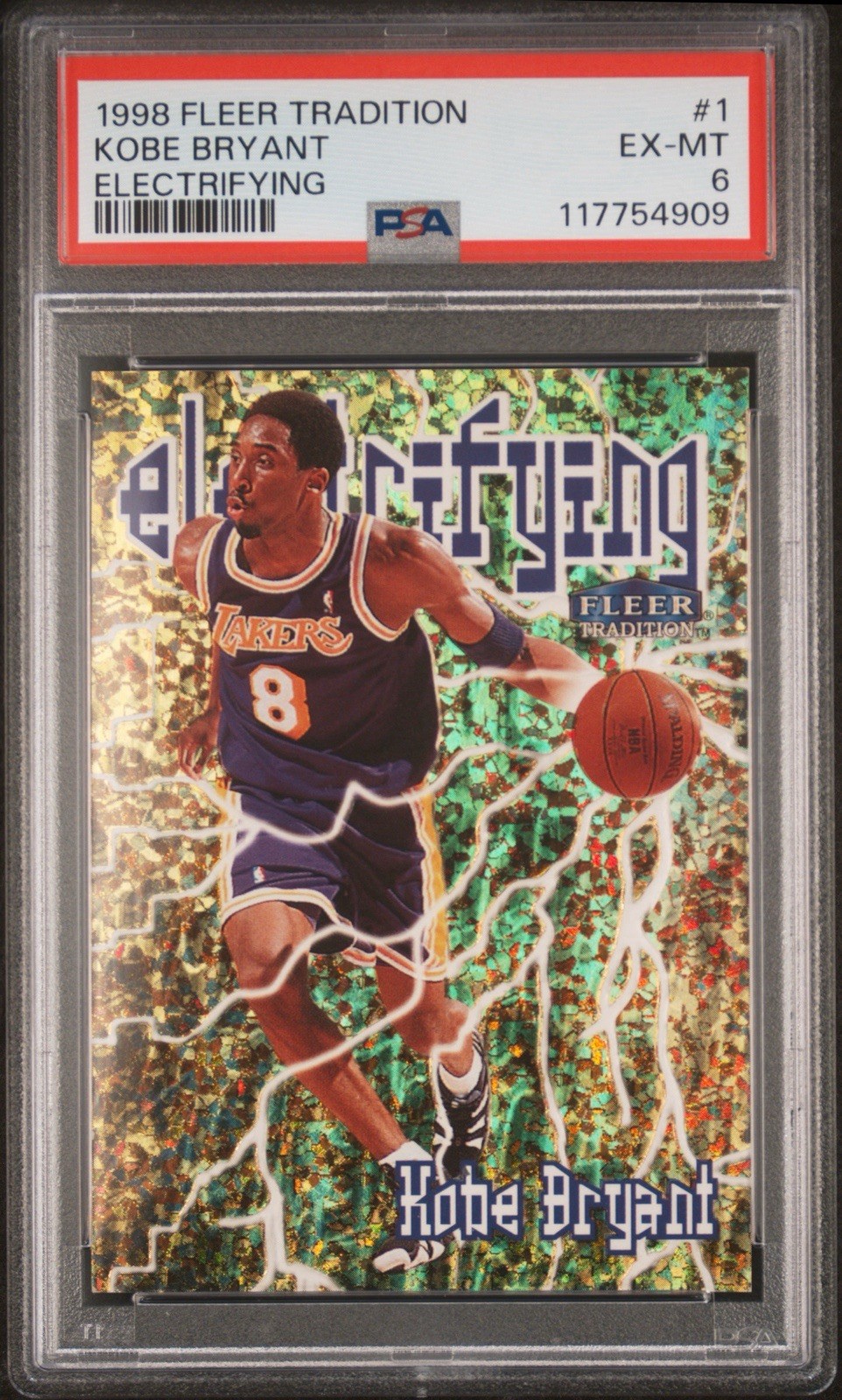 Kobe Bryant 1998 Fleer #1E Electrifying Price Guide - Sports Card