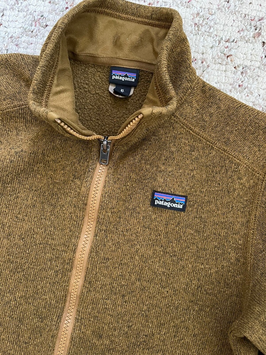 Patagonia Kids' Better Sweater Fleece Full Zip Jacket Mulch Brown