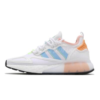 adidas Originals ZX 2K BOOST W White Blue Pink Orange Women Casual