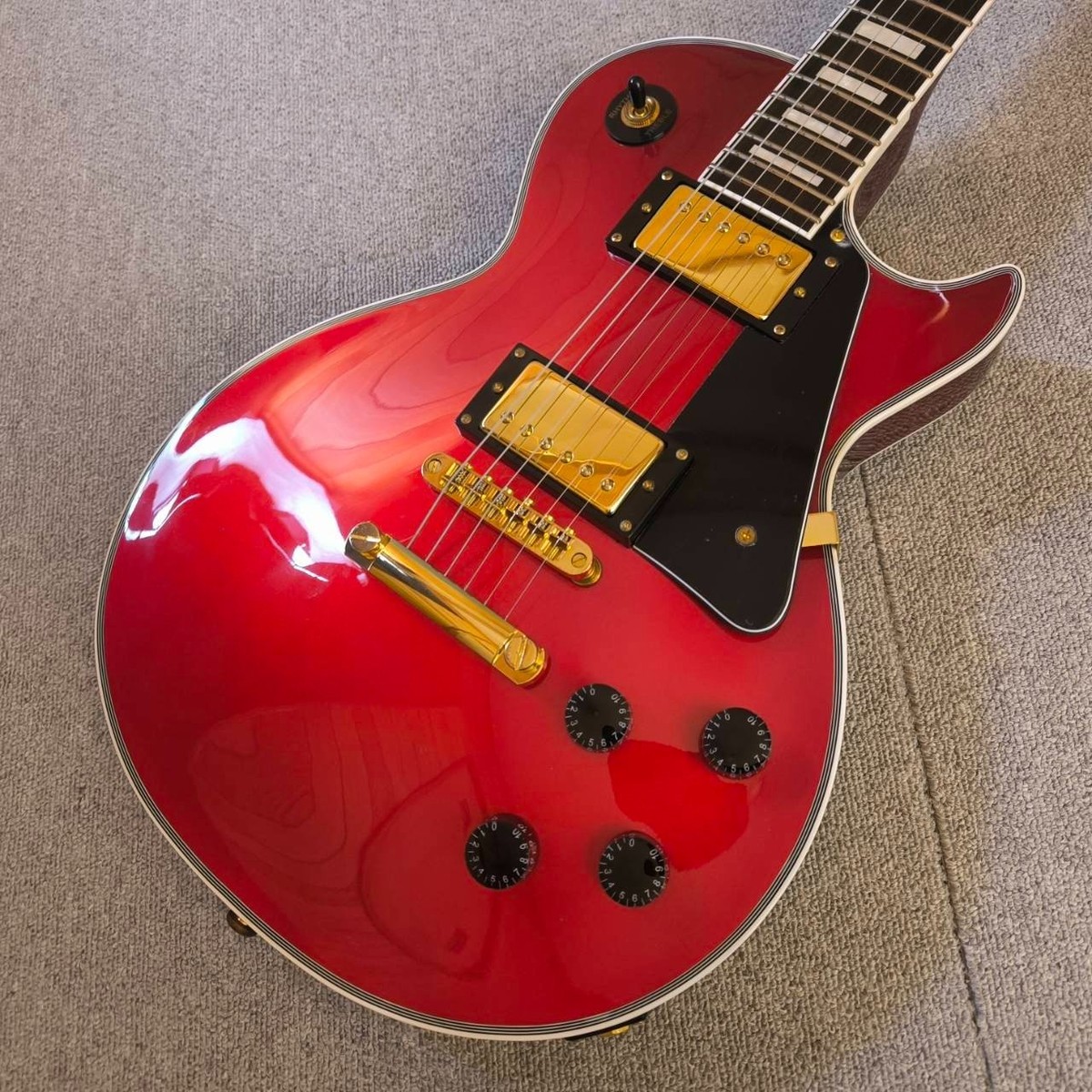 Grass Roots By ESP Electric Guitar Les Paul Custom G-LP Red From