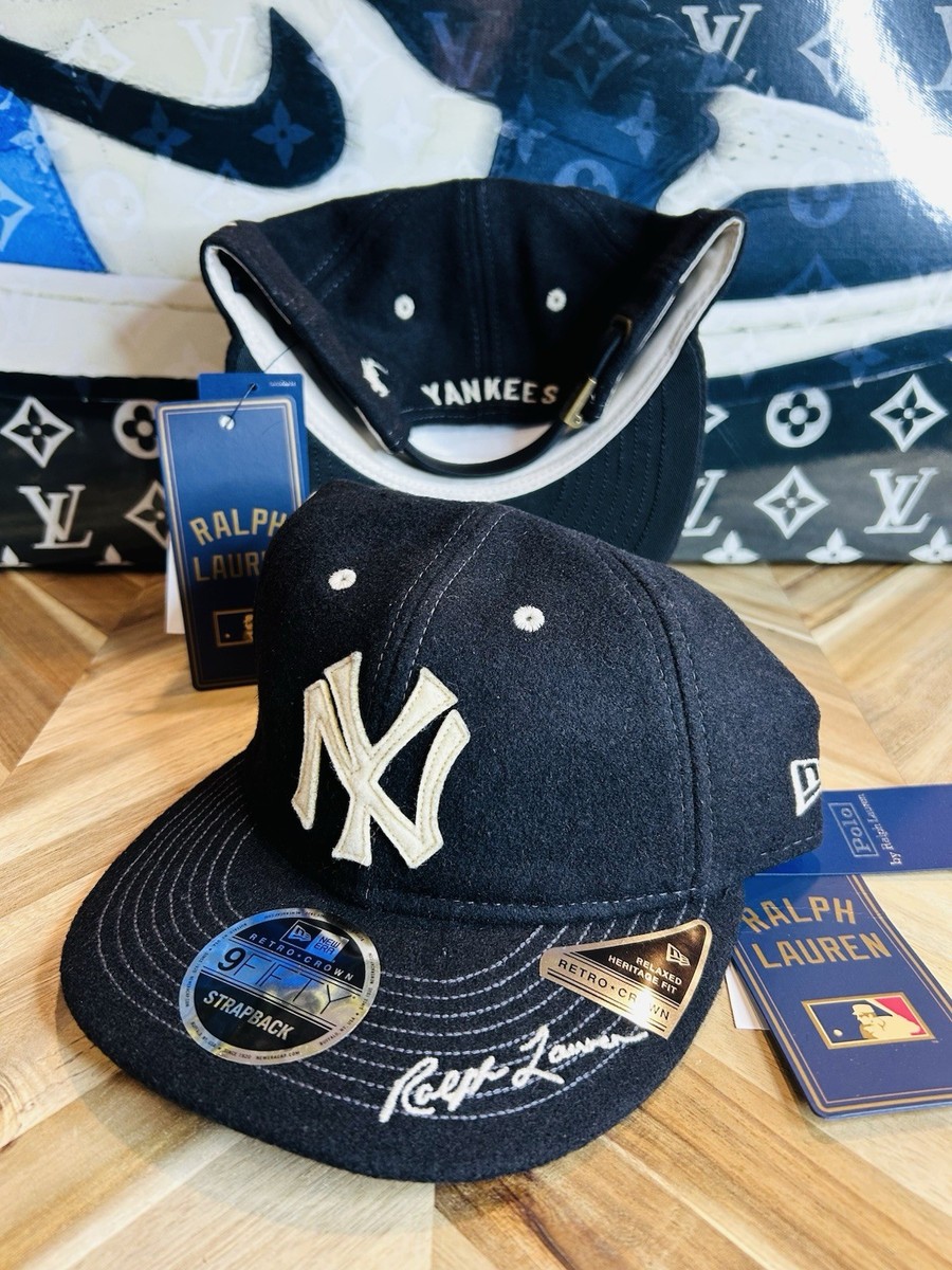 Polo Ralph Lauren New Era Yankees Retro Wool Leather Strap back