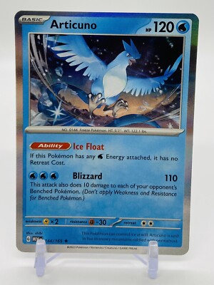 Pokémon 151 - 144/165 Articuno Holo Rare TCG | eBay