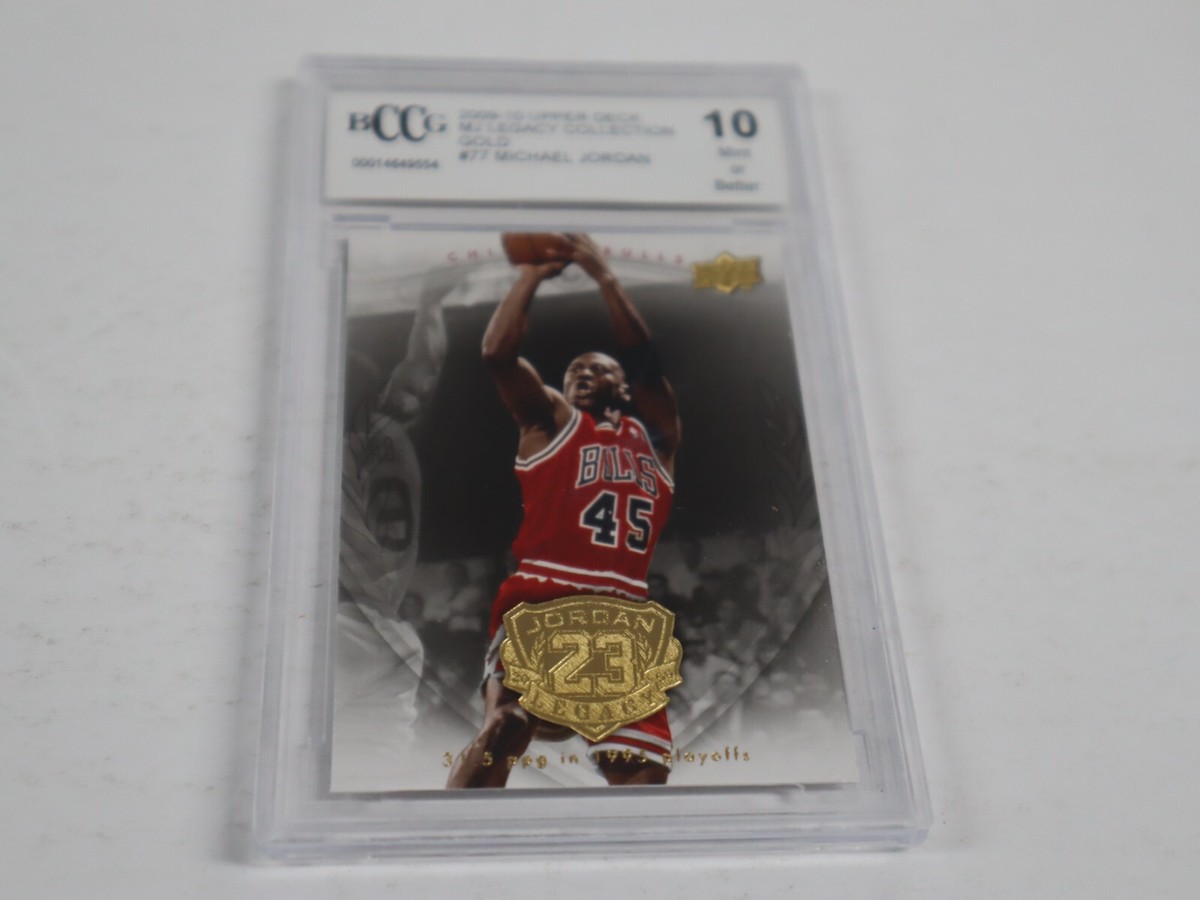 2009-2010 Upper Deck Michael Jordan MJ Legacy Collection Gold #77