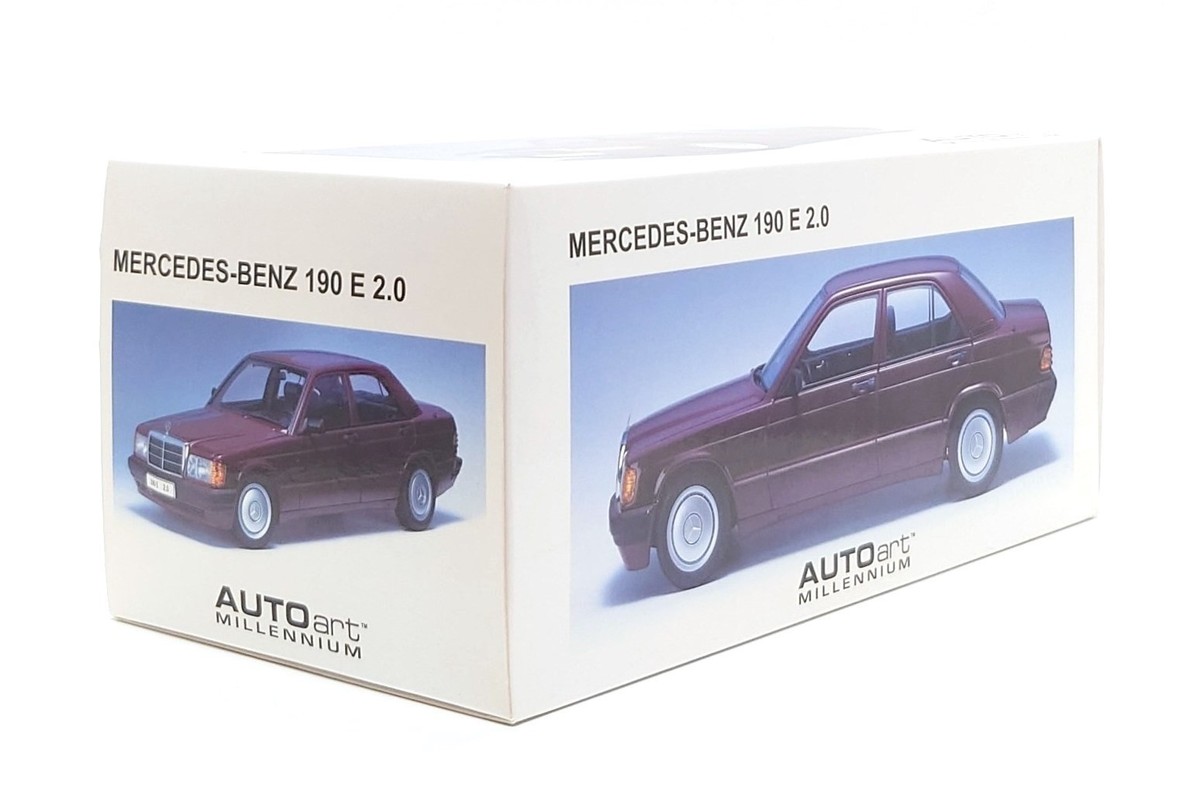 AUTOart 1:18 Mercedes-Benz 190E 2.0 in Barolo Red | eBay