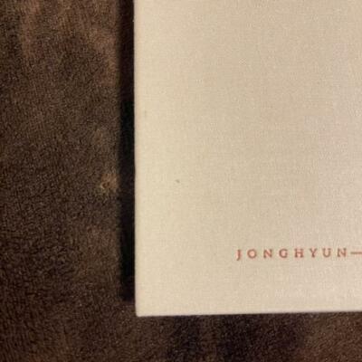 SHINee JONGHYUN X Inspiration Official photo book solo concert | eBay