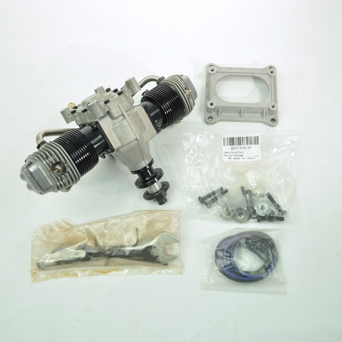 O.S. FT 120 Gemini Flat Twin Engine Four-Stroke Cycle RC Engine W