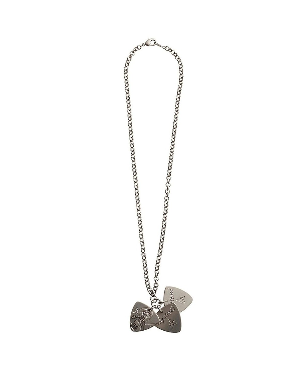 HYSTERIC GLAMOUR WOMAN ON SKULL PICK Necklace Pendant GuitarPick