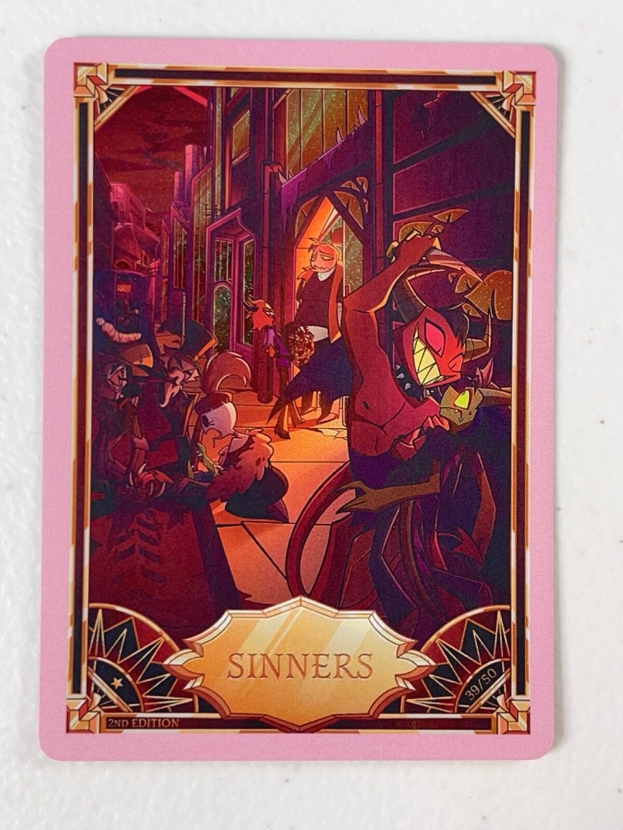 Hazbin Hotel Trading Card PINK FOIL SINNERS 39/50 Second 2nd