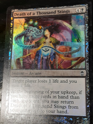 Death of a Thousand Stings FOIL , Saviors of Kamigawa , LP , MTG