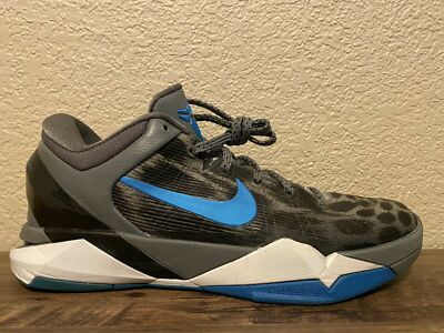 Nike Zoom Kobe 7 VII CHEETAH Wolf Grey/Photo Blue-Black Cool