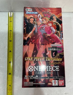 ONE PIECE Card Game Booster Box EB-03 Heroines Edition Factory