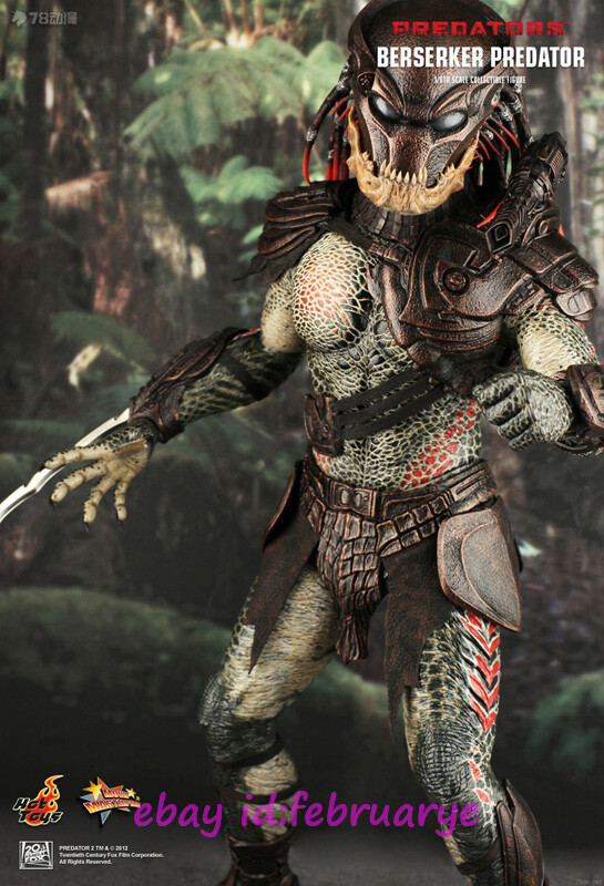 Hot Toys 1/6 Mms130 Predator Berserk Predator Lion Face Predator