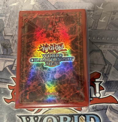 Yugioh World Championship 2025 WCS Red Sleeves Sealed 100 Count