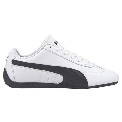 PUMA Speedcat Shield Lace Up Mens Black, White Sneakers Casual