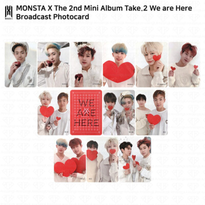 MONSTA X The 2nd Mini Album Take.2 We are Here Broadcast Photocard