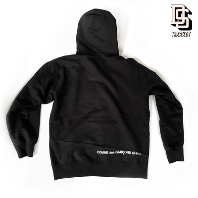 SUPREME COMME DES GARCONS SHIRT CDG SPLIT BOX LOGO HOODIE F/W 2018