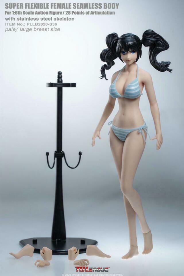 TBLeague 1/6 Super Flexible Seamless Anime Girl Female Body PHICEN