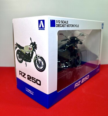 2025 Aoshima - Yamaha RZ250 Black 1:12 Scale Diecast Bike | eBay