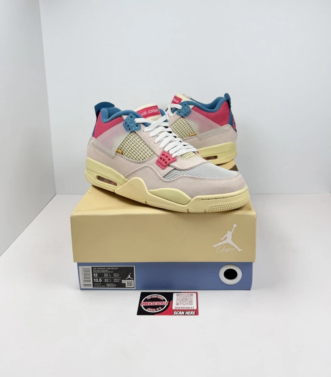 Jordan 4 Retro x Union LA Mid Guava Ice for Sale - Authenticity