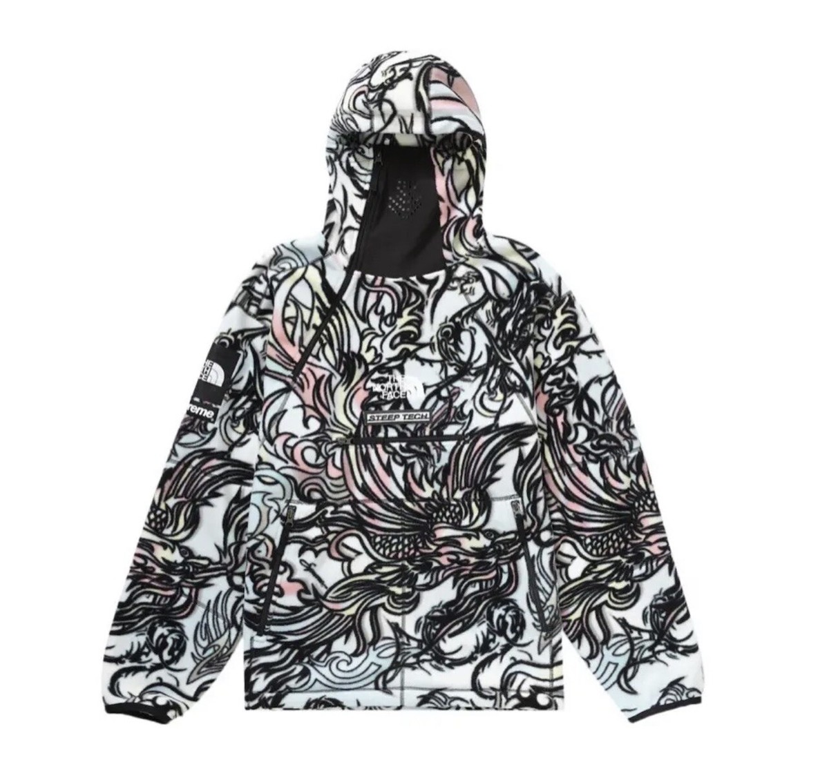 Supreme X The North Face Steep Tech Fleece Pullover Multicolor