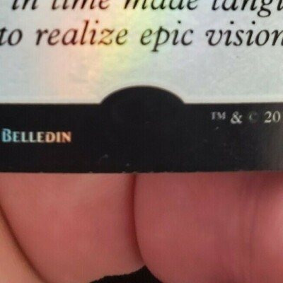 MTG Mox Amber 224/269 Foil MISPRINT / ERROR Dominaria Mythic