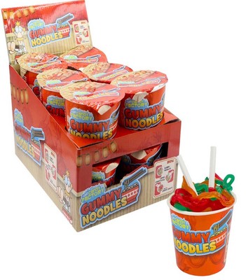 Crazy Candy Factory Gummy Noodles 63g x 12 Free Delivery | eBay
