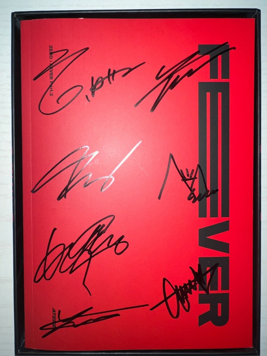 ATEEZ [ZERO : FEVER Part.2] Autographed Signed Album // A VER. | eBay