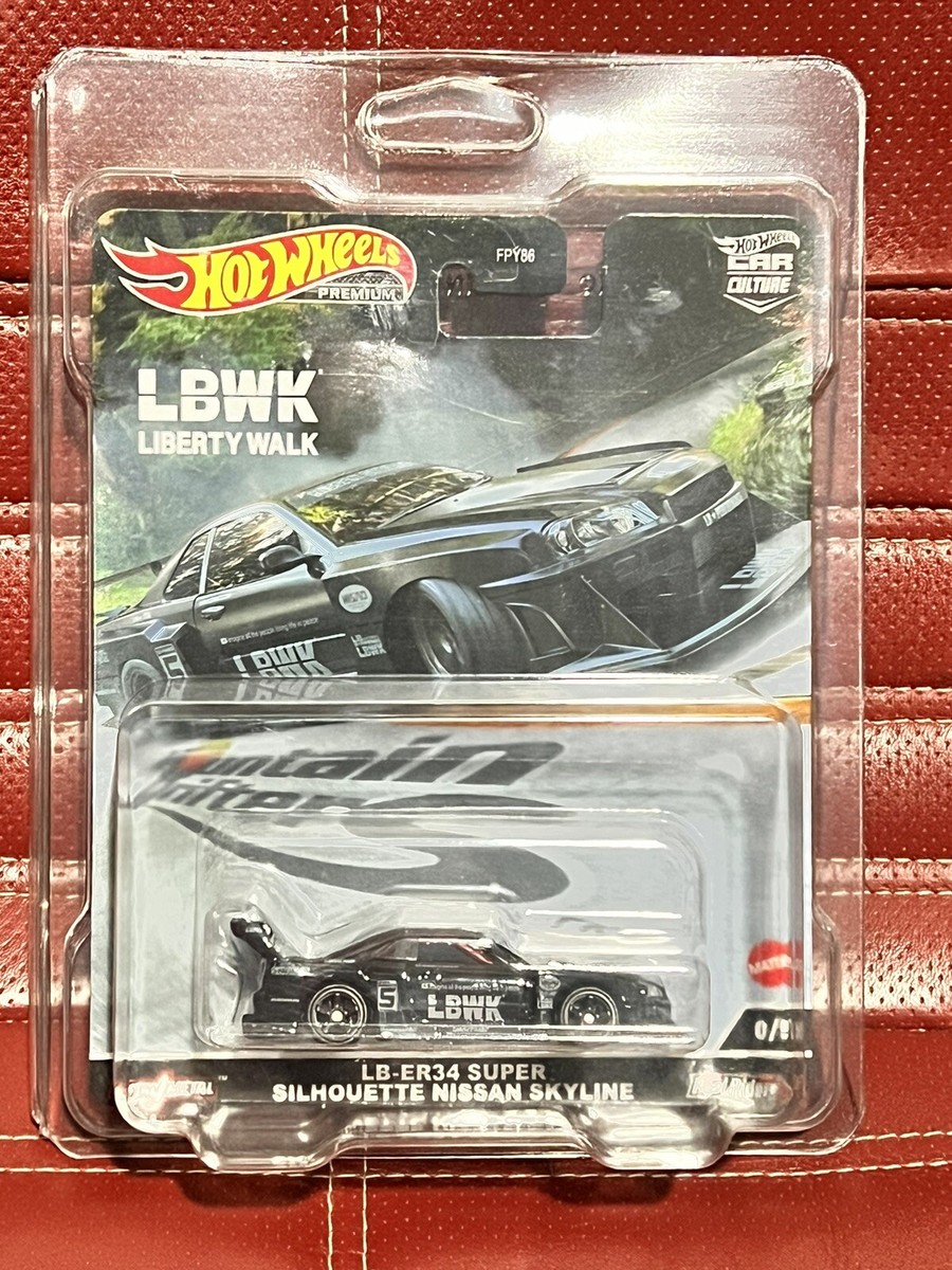 Hot Wheels LB-ER34 Liberty Walk Nissan Skyline R34 Mountain