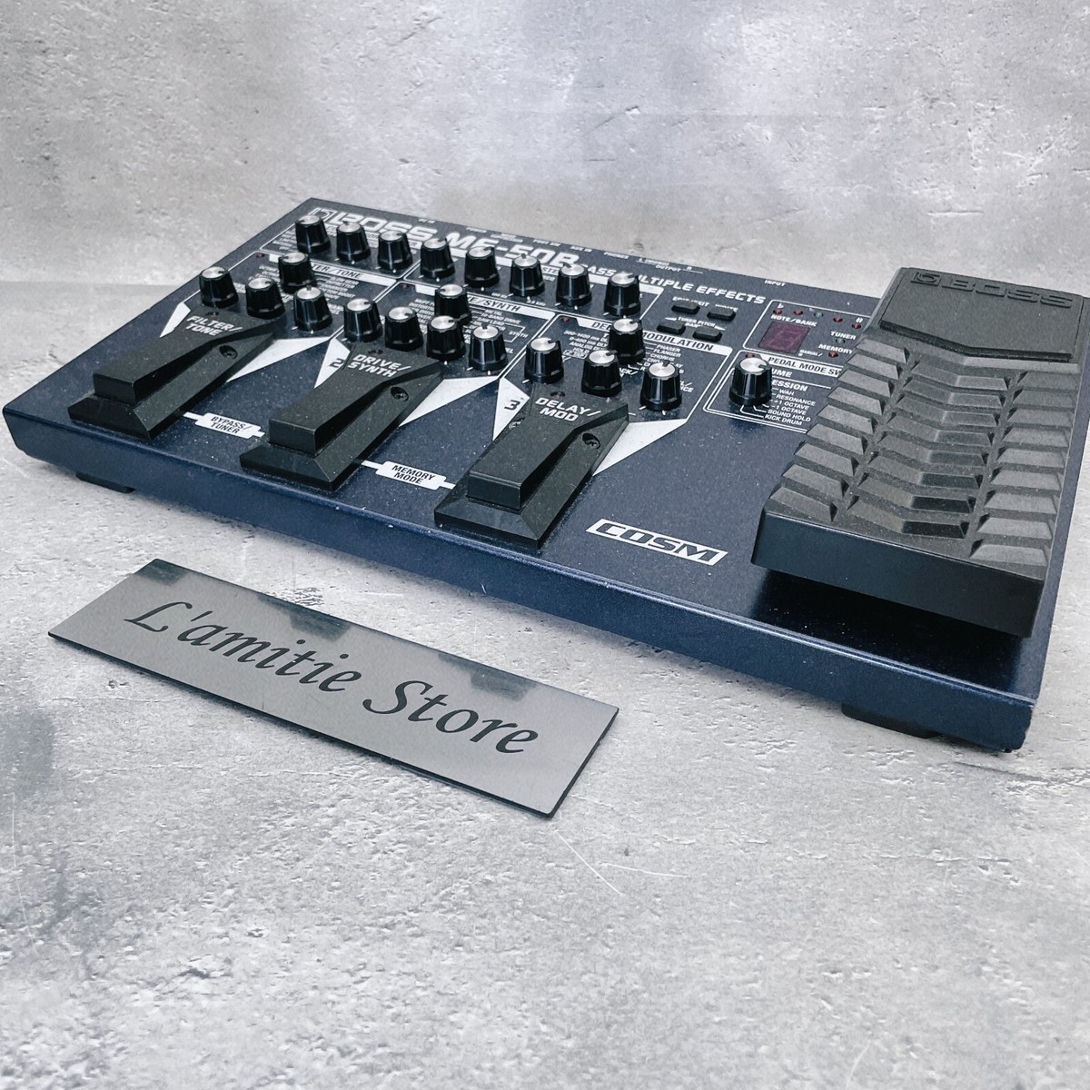 Boss ME-50B Bass Effects Pedal Multi-Effects Compact ME50 ME50B